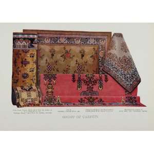 1926 Color Print Carpets Persian Rugs   Original Print 