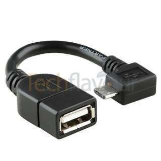   TO MICRO USB B MALE OTG ADAPTER CABLE FOR SAMSUNG SGH T989  