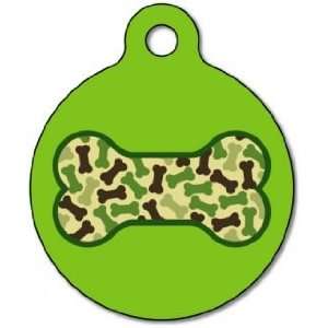    Army Bone Pet ID Tag for Dogs and Cats   Dog Tag Art