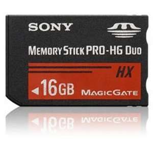 Sony 16 GB PRO HG Duo HX Memory Stick MSHX16A Black 30MB/sec Flash 