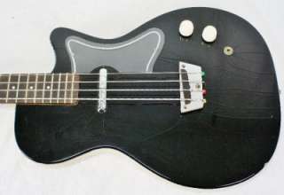   Danelectro Silvertone IV 4 String Electric Bass Guitar w/OHSC  