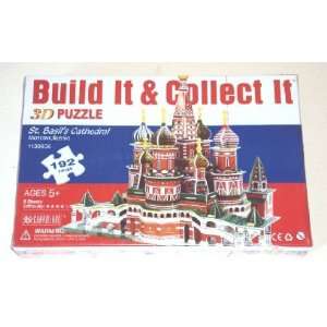   Cathedral, Moscow, Russia 192 Piece 3D Jigsaw Puzzle 