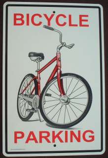 BICYCLE PARKING Sign decor art picture painting home schwinn monarch 
