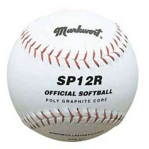  12 Synthetic/Poly Core Softballs from Markwort   (One 