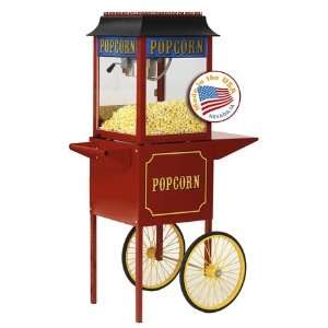    Paragon 1911 4 oz. Red Popcorn Popper w/ Cart