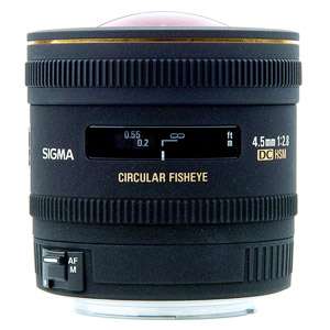 Sigma 4.5mm F2.8 EX DC Circular Fisheye HSM for Nikon D40 D60 D90 