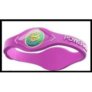  Power Balance Silicone Wristband Fuchsia Purple with White 