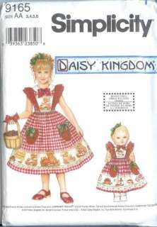 Simplicity Daisy Kingdom Girls/18 Doll Sewing Pattern  