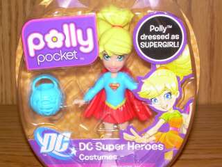   POLLY POCKET Halloween DC SUPER HEROES Costumes Doll SUPERGIRL  