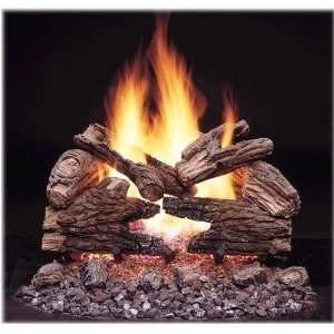   Vented Propane Gas Log Set With Manual Safety Pilot