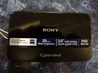 Sony CyberShot 16.1MP Touchscreen Digital Camera DSC T110 Black Mint 