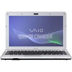 Sony VAIO VPCYB33KX   11.6 Inch Notebook PC   Silver E 450 Processor 