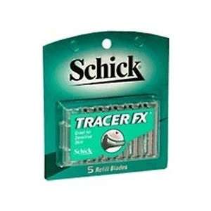 Schick Tracer FX Refill Razor Blades   5 Cartridges 