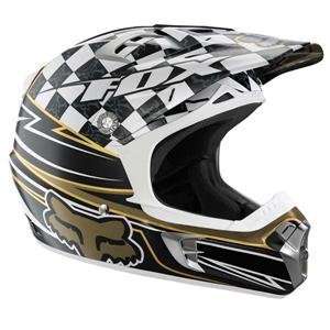  Fox Racing Youth V2 RC Replica Helmet   Youth Medium/Black 