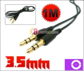 5mm Male to Male Stereo Audio Extension Cable 1M  