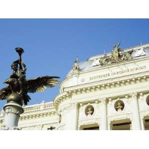  Statue and Detail of Facade of Bratislavas Neo Baroque 