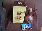 1970s Japanese Pottery Sake Bottle in Original Box with All Packing 