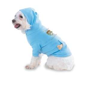   Russian Terrier Hooded (Hoody) T Shirt with pocket for your Dog or Cat