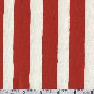   Everything Well Stripe Red Fabric By The Yard Arts, Crafts & Sewing