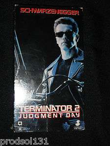 VHS Terminator 2 Judgment Day (VHS, 1991) Arnold Schwarzenegger 