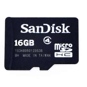  SanDisk 16 GB MicroSD TransFlash Card Electronics
