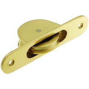   Sash Pulleys. Cast Brass Radius End Sash Pulley With 1 3/4 Wheel