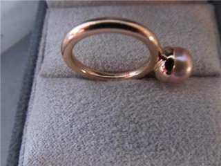 Tiffany & Co. Iridesse 18K Rose Gold High Luster Cultured Pearl Ring 5 