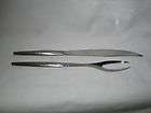 PIECE STAINLESS MEAT ROAST CARVING SET ITALY VINTAGE MID CENTURY 