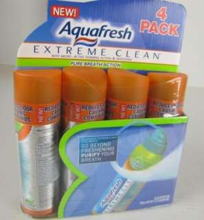   Sealed Tubes of Aquafresh Extreme Clean Toothpaste 4.3oz/121.6g each