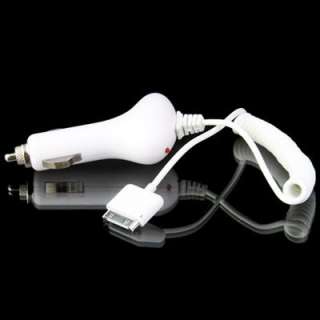   Car Charger Adapter + Cable for iPod Touch iPhone 4G 4S 3G 3GS  