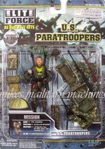   FORCE ULTIMATE 1/18th D DAY 82nd AIRBORNE FIGURE SOLDIER PARACHUTE NEW