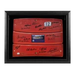   Mets Team Autographed Framed Red Shea Stadium Seat