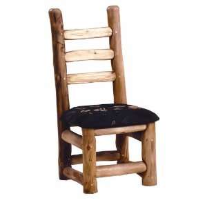  Aspen Mountain Upholstered Log Side Chair