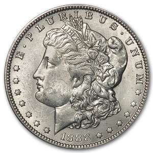  1888 O Morgan Silver Dollar   Brilliant Uncirculated 