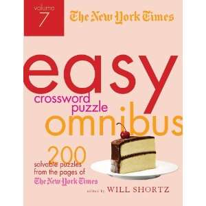  Easy Crossword Puzzle Omnibus Vol 7