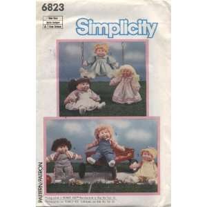  Simplicity Cabbage Patch and Flower Kids Clothes Sewing Pattern 