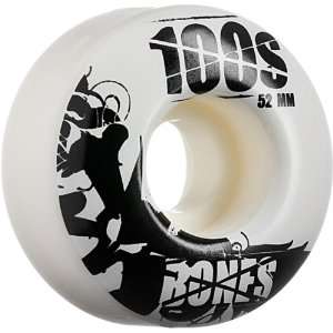  Bones Wheels 100s Skinnys Skateboard Wheel Set (52mm x 
