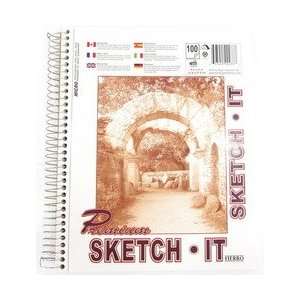  Art & Craft Supplies sketch it pad #57 8.5 x 11 coil 100sh 