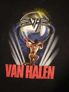 VAN HALEN 5150 OFFICIAL LICENSED 1986 VINTAGE TOUR T SHIRT SIZE M 