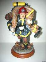 Vanmark Red Hats of Courage Fireman HERO III Statue FIRST Edition 