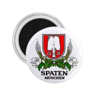  Spaten Munchen Germany Beer Souvenir Magnet 2.25 Free 