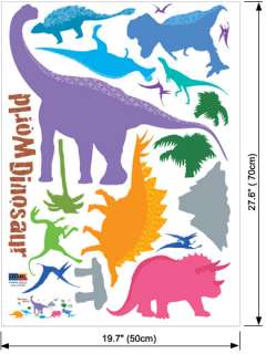 Dinosaur Kids Room Wall Stickers Vinyl Decals Mural  