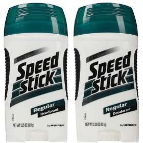 Mennen Speed Stick Deodorant  Regular 3.25 oz, Twin ct (Quantity of 3)