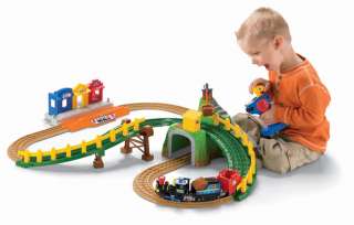 Kids will love being the conductor of their very own three car train 
