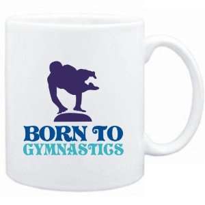  Mug White  BORN TO Gymnastics  Sports