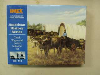 72 Chuck Wagon & Prarie Schooner Imex 513 2 wagons +  