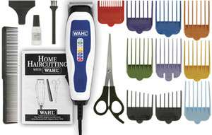 Wahl 15 Piece ColorPro Color Coded Hair Clipper Kit  