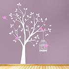 large tree with bird cage wall sticker decal children s