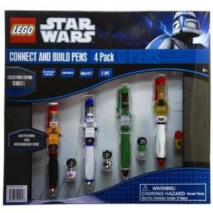  Lego Star Wars Connect and Build Pens 4 Pack Everything 