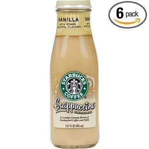 Starbucks Coffee Frappuccino Coffee Drink, Vanilla Flavor, 13.7 fl. oz 